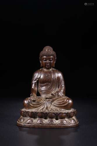 Agalloch eaglewood wood Buddha had furnishing articlesSize 1...