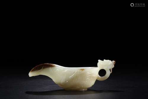 Hetian jade belt ooze dragon the PND tail-on cupSpecificatio...