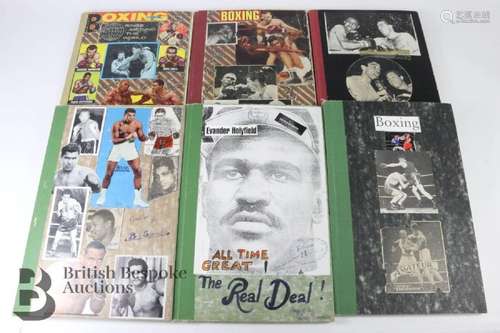 Pugilista interest - twelve scrapbooks compiled by Bob Symon