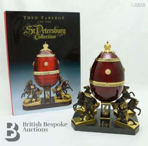 Theo Fabergé Anichkov Egg St Petersburg Collection - a lim