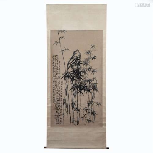 A PAINTING OF BAMBOOS,SIGNED ZHENG BANQIAO