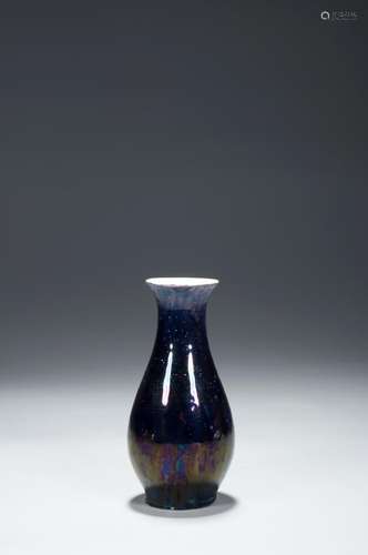 A AUBERGINE-GLAZED VASE