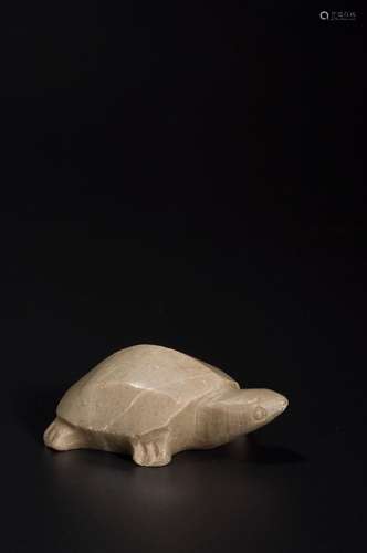 A RARE STONE TURTLE