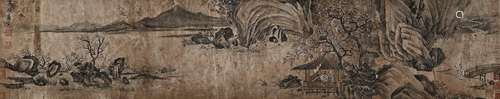 A CHINESE LANDSCAPE PAINTING