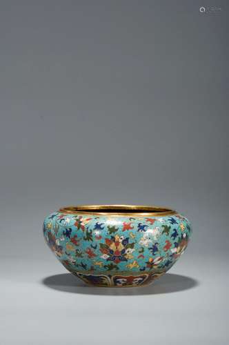 A CLOISONNE BOWL