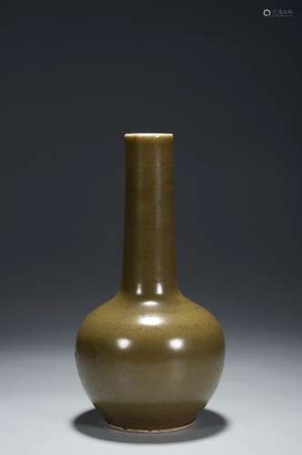 A TEA DUST-GLAZE VASE