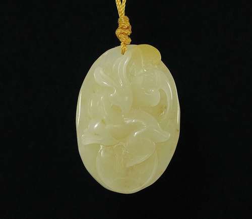 2"China Certified Nature Yellow Dragon Jade Auspicious ...