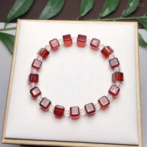 Chinese Crystal Hand Carved Exquisite Bracelets 12752