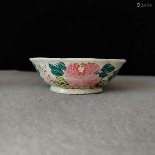 Chinese Pastel Porcelain Handmade Exquisite Pattern Bowls 51...