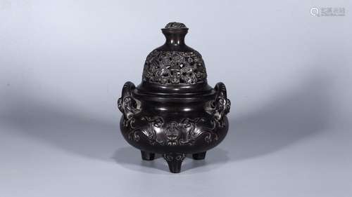 : red sandalwood longfeng WenXiangLu14 cm in diameter 20 cm ...