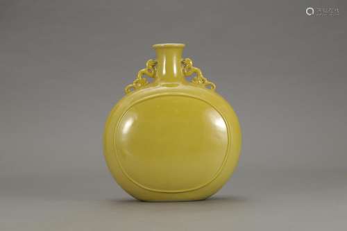 , "" yellow glaze on bottlesSize: high 30 abdomina...