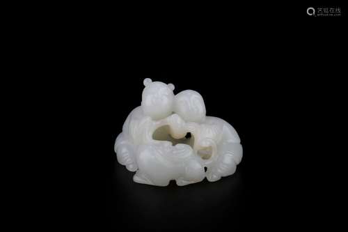 , hotan jade lad benevolentSize: 5.5 * 5 * 3.5 cm: 58 gramsT...