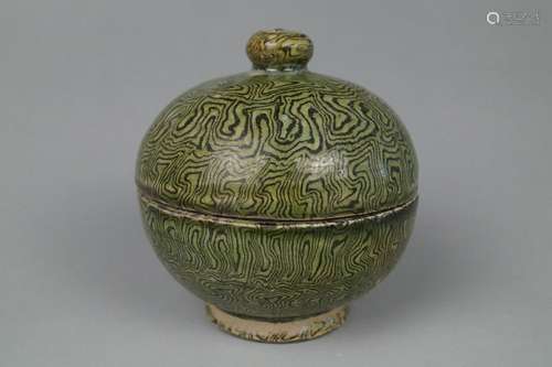 Chinese 7thC Tang JiaoTai Ware JiaoTai Glazed Pottery Buddhi...