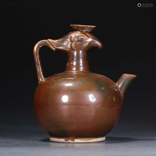 , sharply glazed chicken first ewer, shape neat delicate, ex...