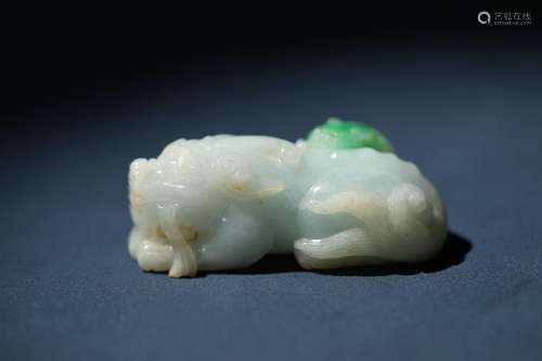 Old cui too the lion put a few white and greenSize: 6.36 cm ...