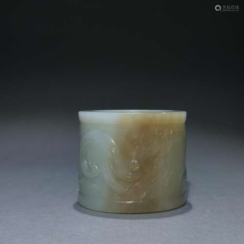 Hetian jade therefore dragon yuhuanSize: 5.4 * 4.5 cm weighs...