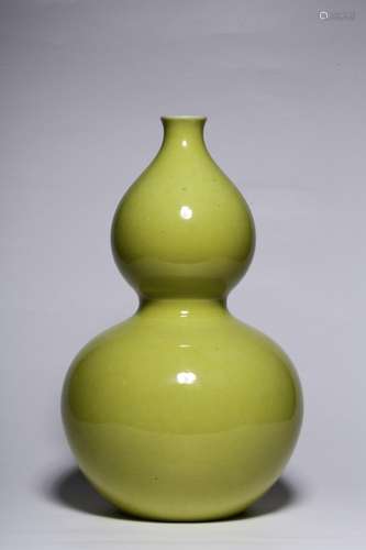 CD1262: ", "yellow glaze bottle gourd23 cm high, 2...