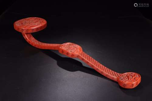 W number 4296Best one handle:lacquer carved lacquerware land...