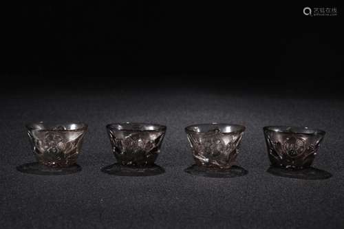 Crystal - the flower grain to a set of cupsSize: 2.9 cm wide...