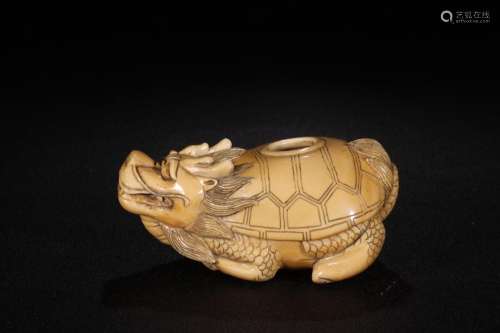 : cherish the material - dragon turtle water jarSize: 4.6 cm...