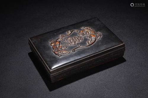 Cover box, red sandalwood, therefore dragonSize: 5.4 cm wide...
