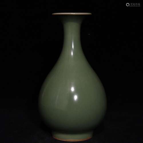 Longquan celadon plum green glaze okho spring bottle 22.5 x1...