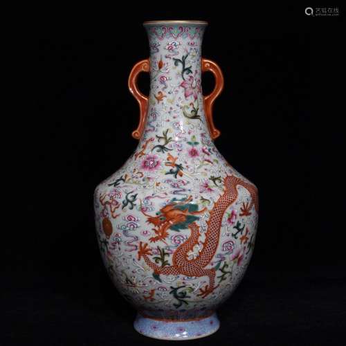 Pastel in longfeng lines double ears, high 28.5 diameter of ...