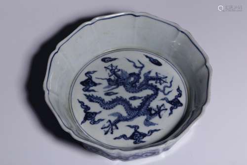 , "big" blue sea dragon water washing5.5 cm high, ...