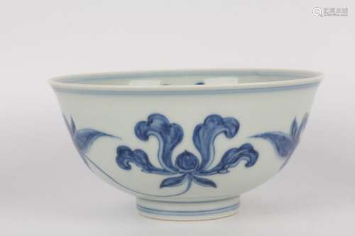 Chenghua bowl - blue and white kwai decorative patternHeight...