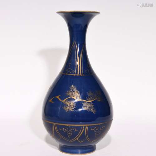 The blue paint shochiku MeiWen okho spring bottle of 25 x14