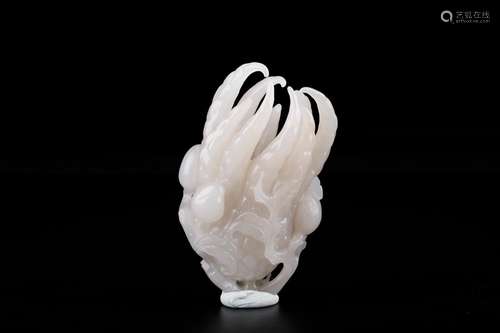 , hotan white jade bergamot furnishing articlesSize: 7.5 x 4...