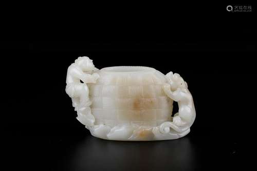 Water jar, hotan jade boySize: 12 * 6 * 7.5 cm weight: 275 g...