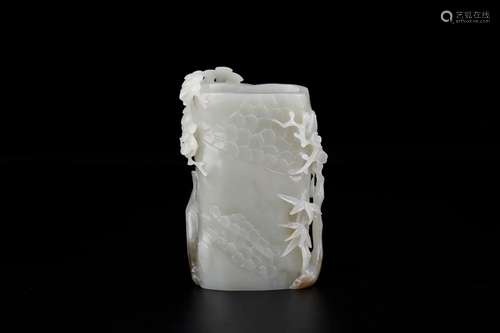 , poetic age of hetian jade flowerSize: 14.5 9 cm wide high ...