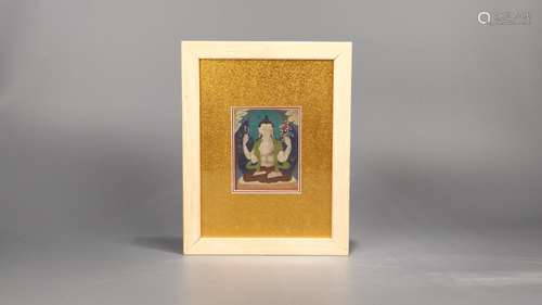 : color four arm guanyin wall hanging12 cm wide and 9 cm lon...