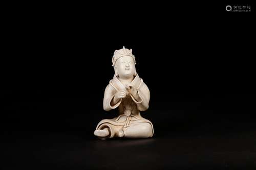 , left kiln dry the lad's statueSize: 9 * 7.5 * 15 cmThe...