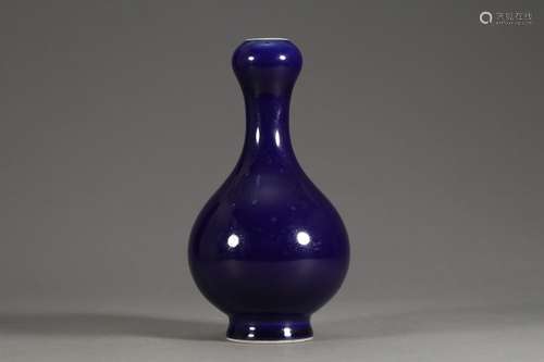 , "" the blue glaze garlic bottleSize: high abdomi...