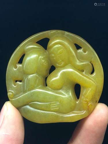 HongShan Culture jade carved men women sex intercourse love ...