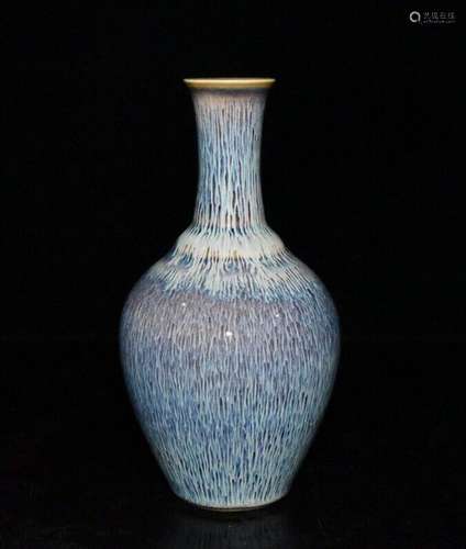 Old Chinese Guangxu of Qing Dynasty furnace Jun glaze bottle...