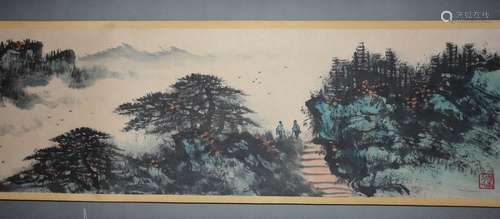 Excellent Chinese Scroll Painting  By Li Xiongcai P56 黎雄才