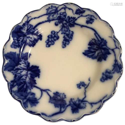 Warwick Flow Blue Bread And Butter Plate By Johnson Bros Of ...