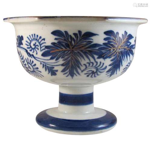 Japanese Antique Hizen  肥前 Imari Porcelain Pedestal Bowl o...