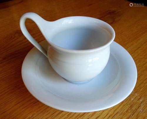 KPM Berlin Porcelain Cup and Saucer  1844-1847