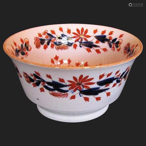 Antique English Imari Waste Bowl, Coalport Early 19th C