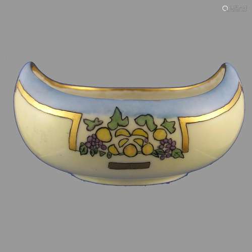 Bavaria Art Deco Fruit Design Dish/Bowl (Signed "Isabel...