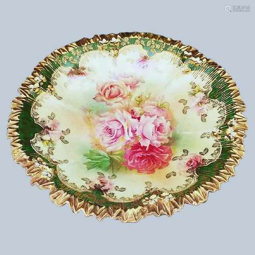 Stunning RS Prussia Vintage 1900's "Red & Pink ...