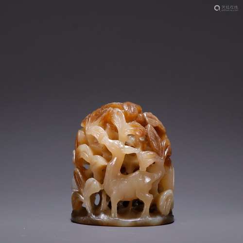 Old hetian jade, even all the way topSpecification: high 5.8...