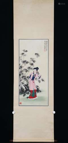 P2018N1151 chang zhu Yin had vertical fine framed goods late...