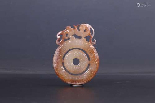 : hetian jade dragon jade wallDiameter of 7.1 cm thick, 1.1 ...