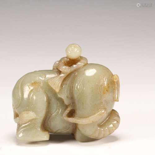 Hetian jade the boy washed like the piecesSize: 7.1 cm long,...