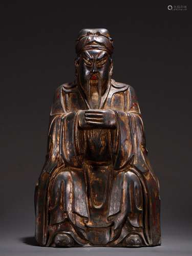 Taoism, copper paint gold too old gentleman on the statuesSp...